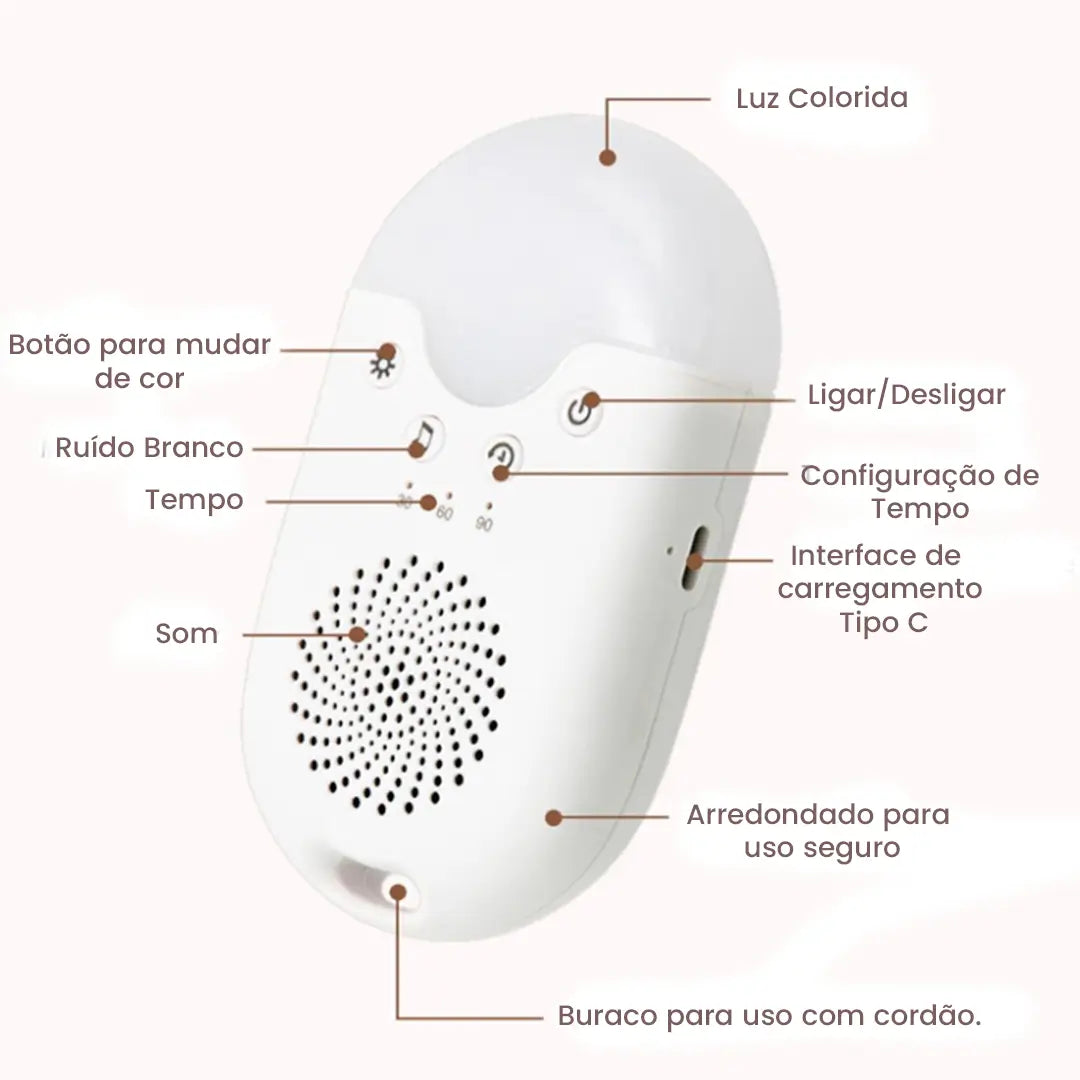 Máquina de Ruído Branco Tutui ™